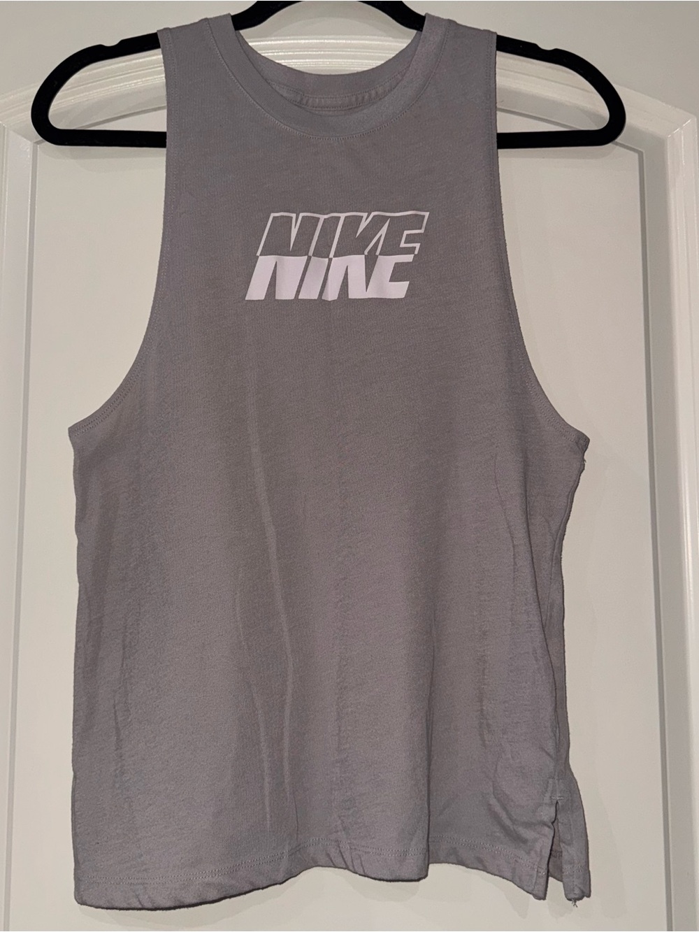 Nike Women's Gray Sleeveless Tank Top Size XS